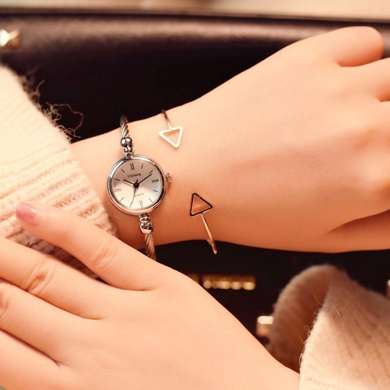 Relógio com Pulseira de Aço Feminino - Resistent Metal relógio 043 AmploTech Prata