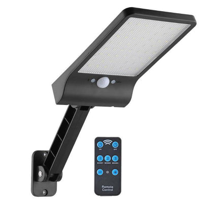 Refletor Solar 50 LED - Controle Remoto + Sensor Movimento